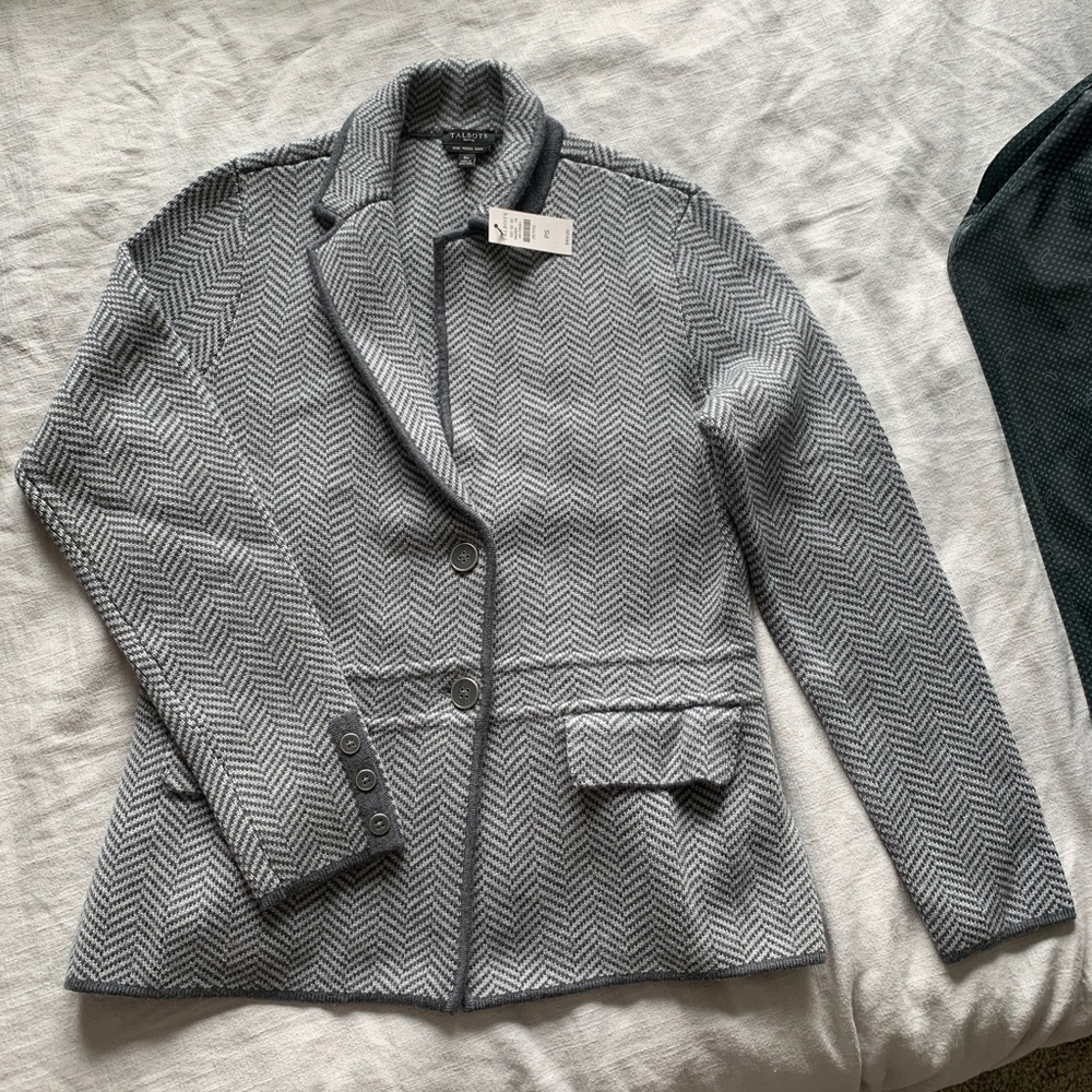 Luxury Dense Knit Blazer | Talbots